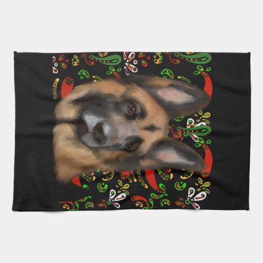 GERMAN SHEPHERD THEEDOEK (Horizontaal)