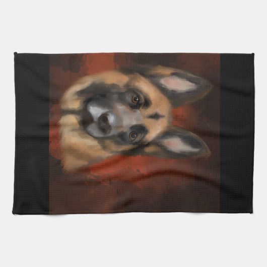 GERMAN SHEPHERD THEEDOEK (Horizontaal)