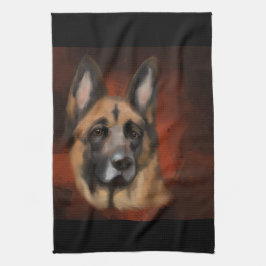 GERMAN SHEPHERD THEEDOEK