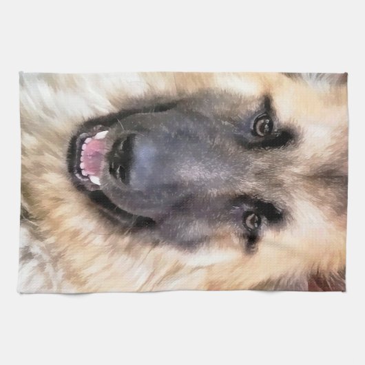 GERMAN SHEPHERD THEEDOEK (Horizontaal)