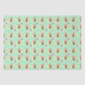 German Shepherd Tissue Paper in Green Tissuepapier (Voorkant)