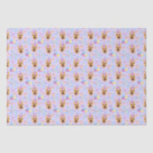 German Shepherd Tissue Paper in Purple Tissuepapier (Voorkant)