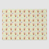 German Shepherd Tissue Paper in Yellow Tissuepapier (Voorkant)
