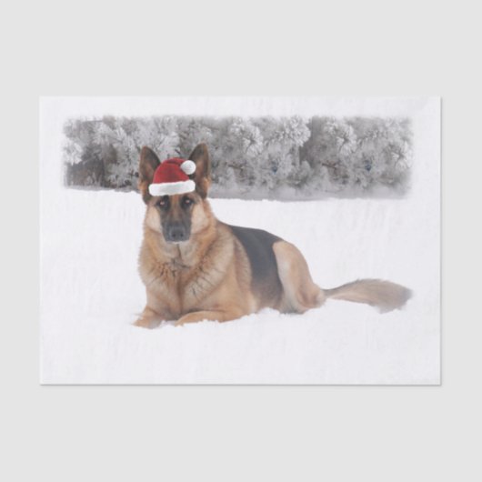 German Shepherd Tissue Paper Tissuepapier (Voorkant)