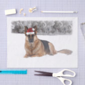 German Shepherd Tissue Paper Tissuepapier (Craft)