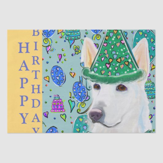 GERMAN SHEPHERD TISSUEPAPIER (Voorkant)