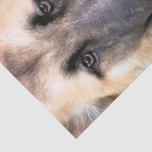 GERMAN SHEPHERD TISSUEPAPIER (Detail)