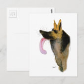 German Shepherd, tony fernandes Briefkaart (Voorkant / Achterkant)