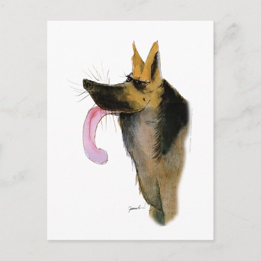German Shepherd, tony fernandes Briefkaart (Voorkant)