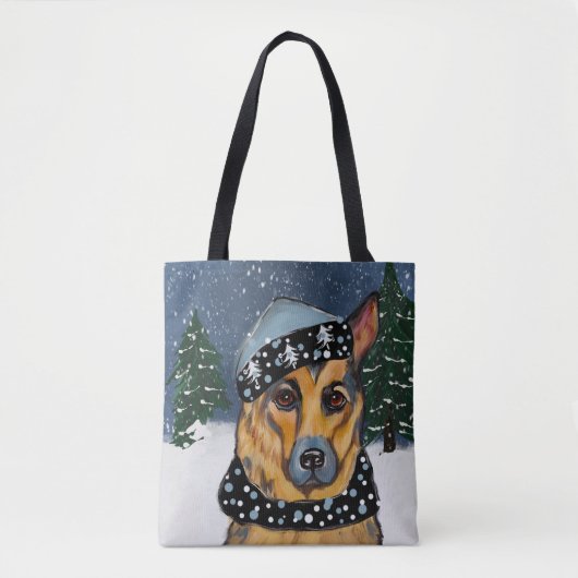 German Shepherd Tote Bag (Voorkant)