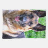 German Shepherd Towel Theedoek (Horizontaal)