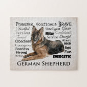 German Shepherd Traits Puzzle Legpuzzel (Horizontaal)