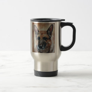 German Shepherd Travel Mug Reisbeker