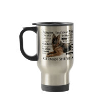 German Shepherd Travel Mug