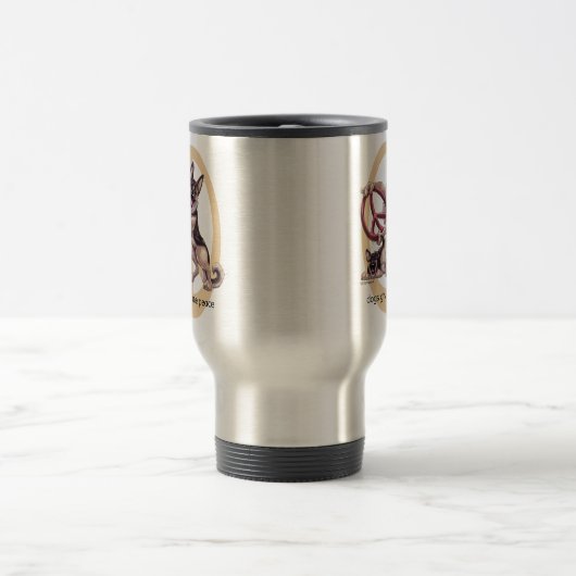 German Shepherd Travel Mug Reisbeker (Center)