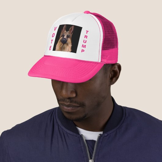 German Shepherd Trucker Hat Trucker Pet (In situ)