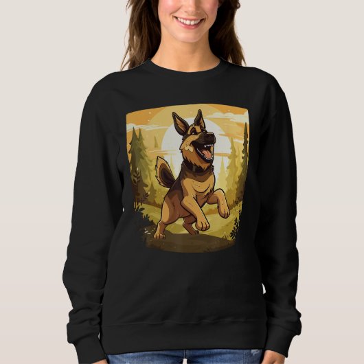German Shepherd Trui (Voorkant)