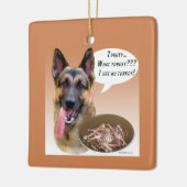 German Shepherd Turkey Keramisch Ornament (Links)