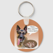 German Shepherd Turkey Sleutelhanger (Achterkant)