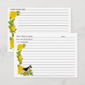 German Shepherd: Uit de keuken van de Recipe-Kaart (Voorkant / Achterkant)