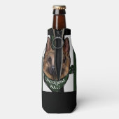 German Shepherd Underdog Flesjeskoeler (Fles Achterkant)