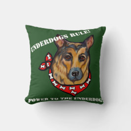 GERMAN SHEPHERD UNDERDOG KUSSEN