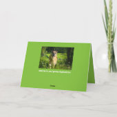 German Shepherd Vaderdag Kaart (Achterkant)