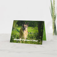 German Shepherd Vaderdag Kaart