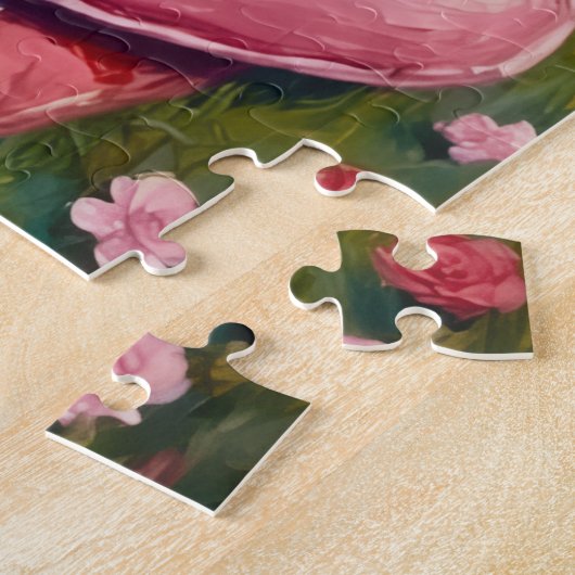 German Shepherd Valentine’s Day Art Legpuzzel (Zijkant)