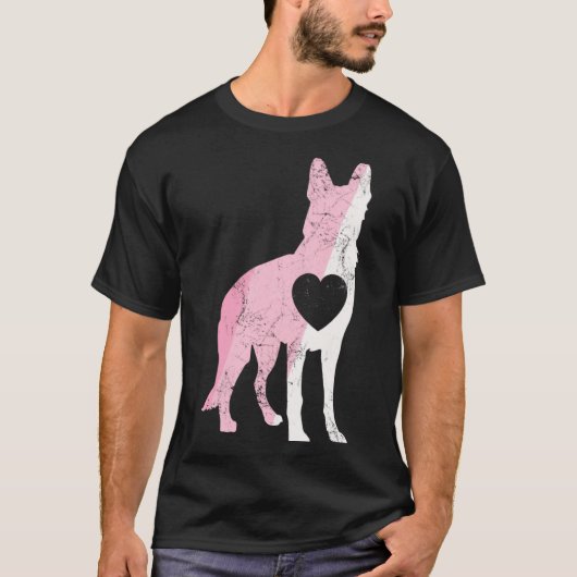 German Shepherd Valentines Day Cud Love Dog _1  T-shirt (Voorkant)