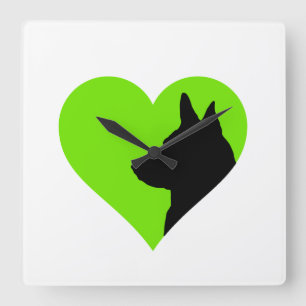German Shepherd Vierkante Klok