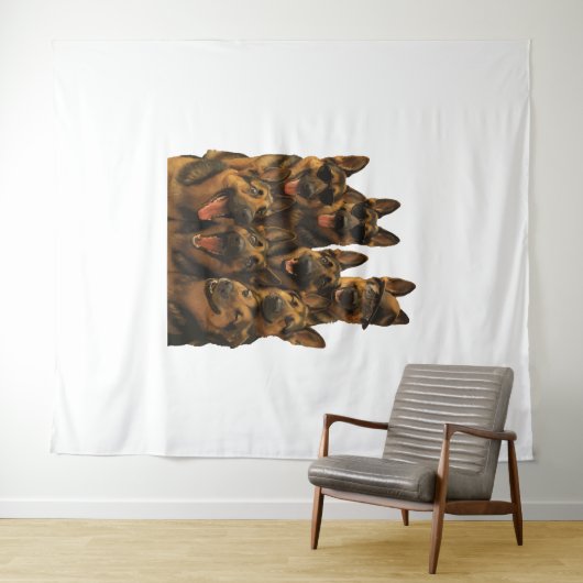 German Shepherd Wandkleed (In Situ (horizontaal))