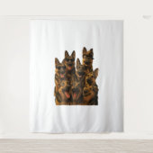 German Shepherd Wandkleed (Voorkant)