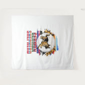 German Shepherd Wandkleed (Voorkant (horizontaal))