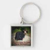 German Shepherd Witch Dog Sleutelhanger (Voorkant)