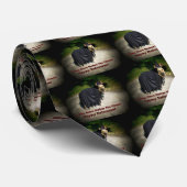 German Shepherd Witch Dog Stropdas (Opgerold)