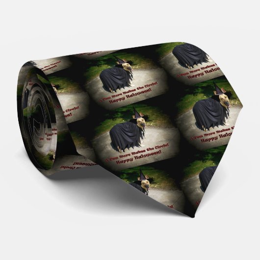 German Shepherd Witch Dog Stropdas (Opgerold)