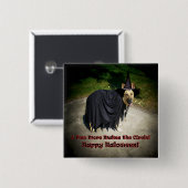 German Shepherd Witch Dog Vierkante Button 5,1 Cm (Voorkant /achterkant)