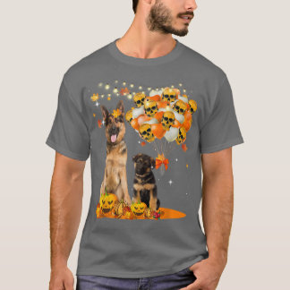 German Shepherd Witch Funny Halloween Cute Animal T-shirt