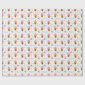 German Shepherd Wrapping Paper in White  Cadeaupapier (Vlak)
