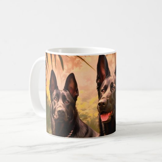 German Shepherds Koffiemok (Voorkant links)