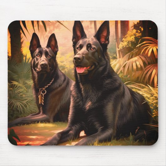 German Shepherds Muismat (Voorkant)