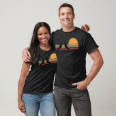 German Shepherds Sitting Silhouette Chicken Or Lov T-shirt (Unisex)