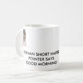 GERMAN SHORT HAIRED POINTER KOFFIEMOK (Voorkant links)