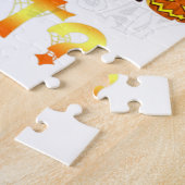 German Shorthair Dog Pointer Halloween heeft ieman Legpuzzel (Zijkant)