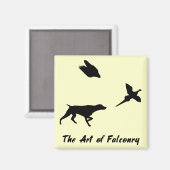 German Shorthair Pointer and Falconry Magnet (Voorkant / Achterkant)