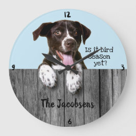 German Shorthair Pointer "Bird Season" Grote Klok