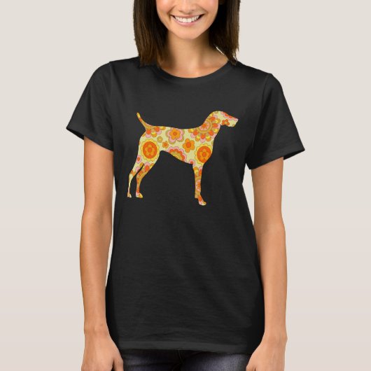 German Shorthair Pointer GSP Dog Ma T-shirt (Voorkant)