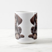 German Shorthair Puppy Koffiemok (Center)