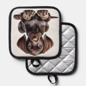 German Shorthair Puppy Pannenlap (Voorkant / Achterkant)